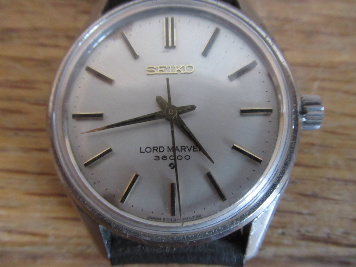 SEIKO セイコーロードマーベル36000 LORDMARVEL 5740-8000 ハイビート 手巻き式 （国産機械式腕時計の画像2