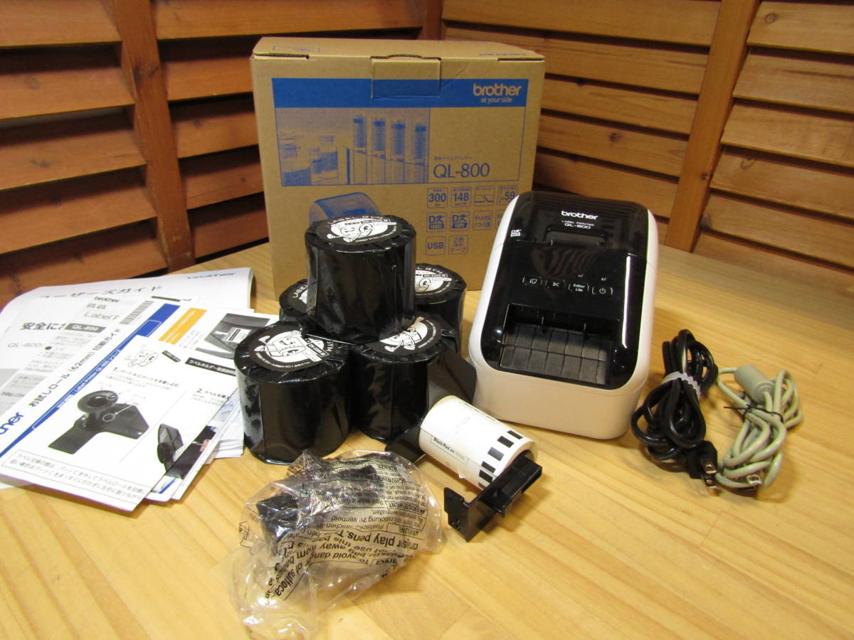 Y送料無料△253【brother ブラザー】QL-800 感熱ラベルプリンター 宛名