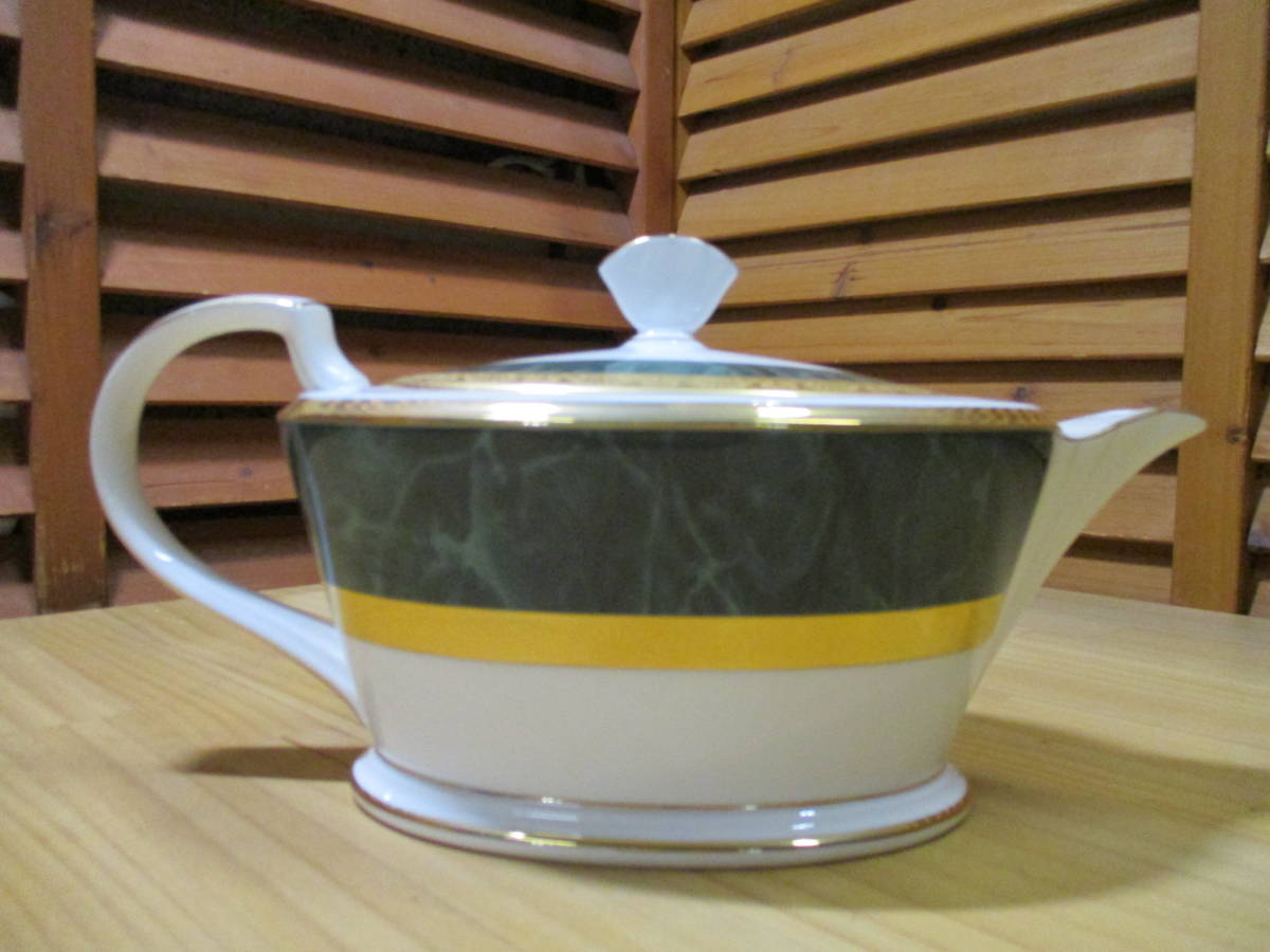 Y送料無料◎177 【NORITAKE】 ノリタケ フィッツジェラルド ティーポット 4712J/59523 ￥47,300税込 未使用展示品_画像4