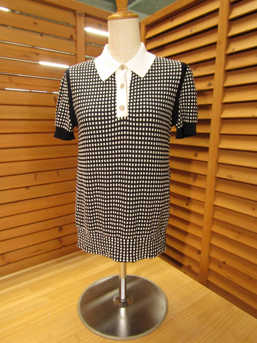 ヤフオク! - Y送料無料279美品【CHANEL シャネル】半袖 ニット...