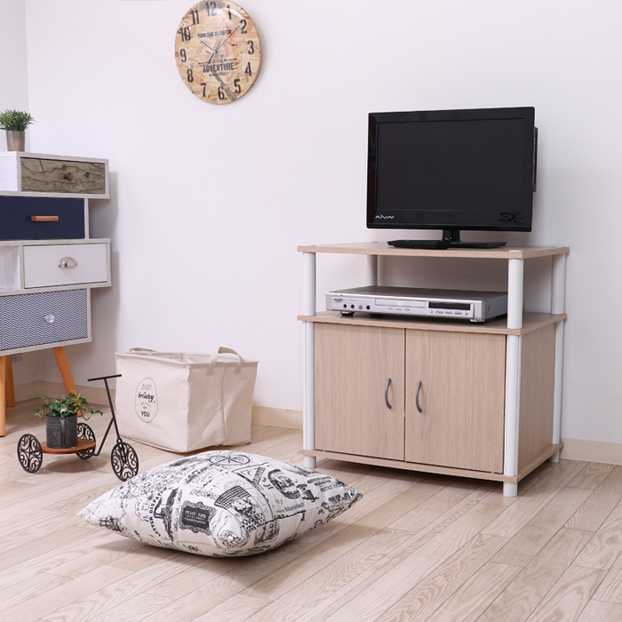 テレビラック TVラック AV機(jī)器収納 ゲーム テレビ周り テレビ臺 棚 テレビボード リビング 収納 ホワイトウォッシュ M5-MGKFGB00192WHW