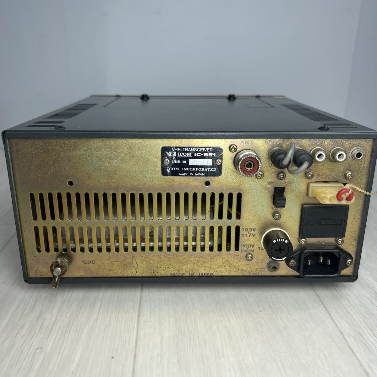 通電確認済み】ICOM アイコム IC-551D 50MHz ALL MODE TRANSCEVER