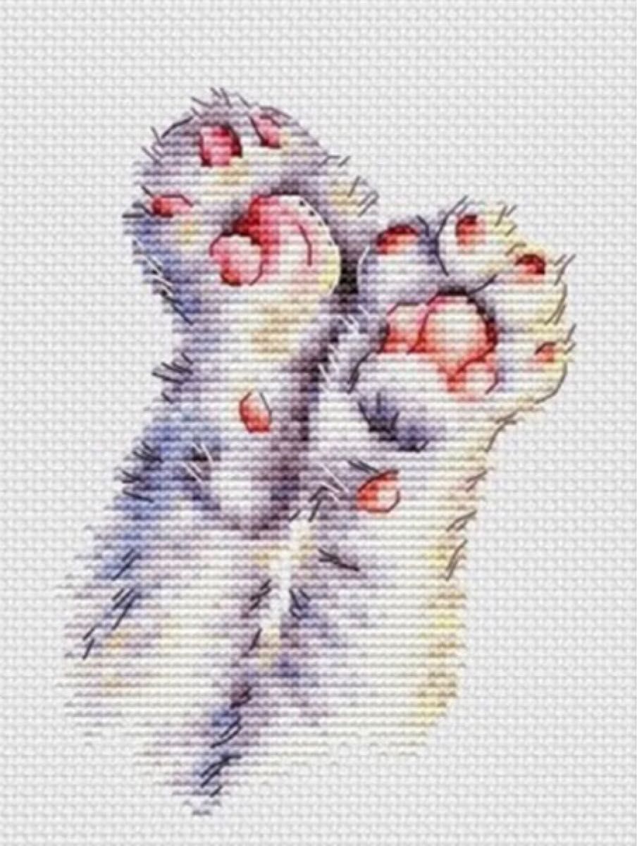 ウィスアイランドWizisland クロスステッチ 刺繍 キット セット 猫 ネコ 動物 図柄 図案 印刷 (ペルシャ猫) 通販 