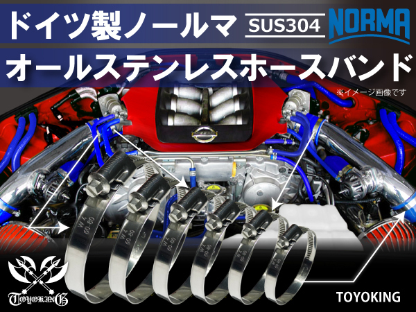 【1個】SUS304 オールステンレス ホースバンド SGT-W4/9 60-80mm 幅9mm 自動車 工業用 耐熱バンド 汎用_画像2