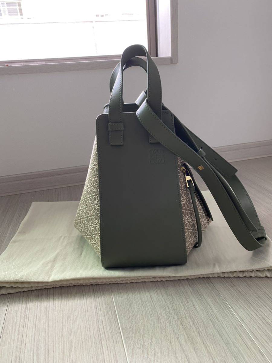 本物 LOEWE ロエベ ハンモック スモール アナグラムジャガード 本物 LOEWE ロエベ ハンモック スモール アナグラムジャガード