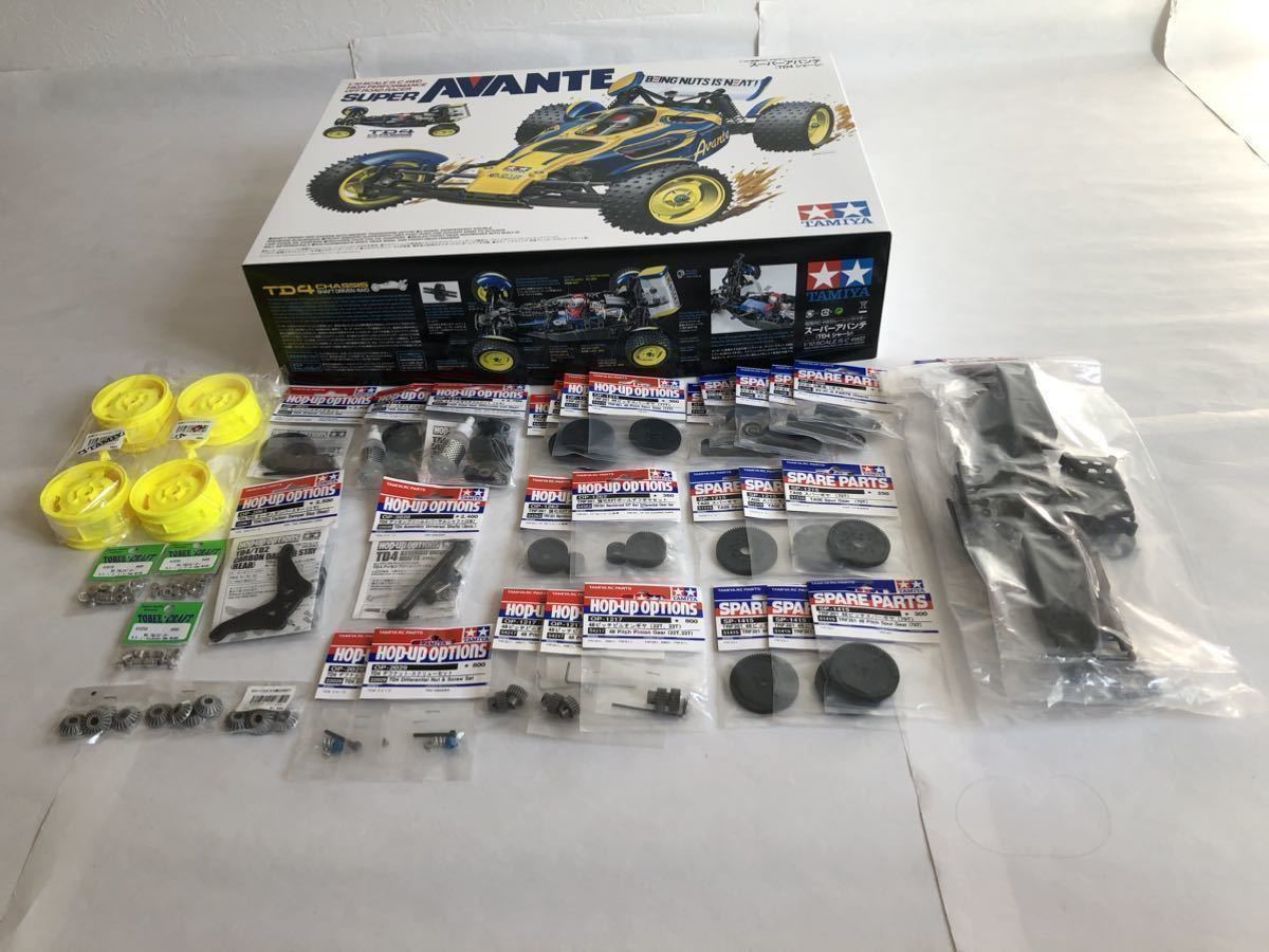 タミヤ 1/10RC スーパー アバンテ (TD4シャーシ) (Item No:58696)+OP