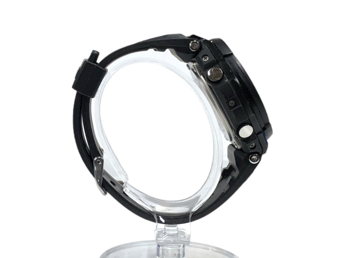 CASIO (カシオ) G-SHOCK Gショック デジアナ腕時計 Gスチール タフソーラー GST-W100G ブラック メンズ/091_画像3