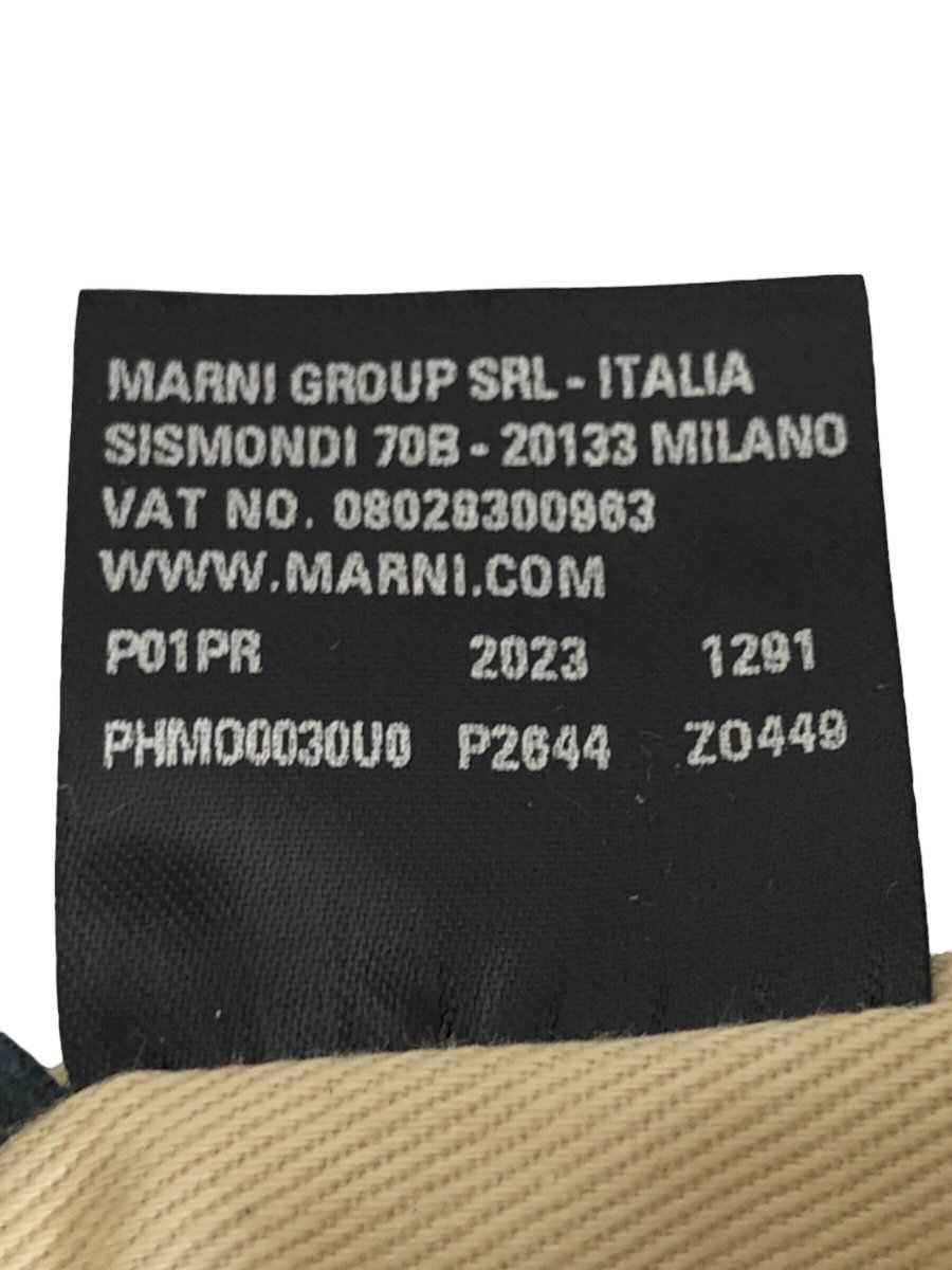 MARNI (マルニ) バイカラー クラッチバッグ レザー PHMO0030U0 P2644 ZO449 ホワイト ブラック レディース/004_画像8
