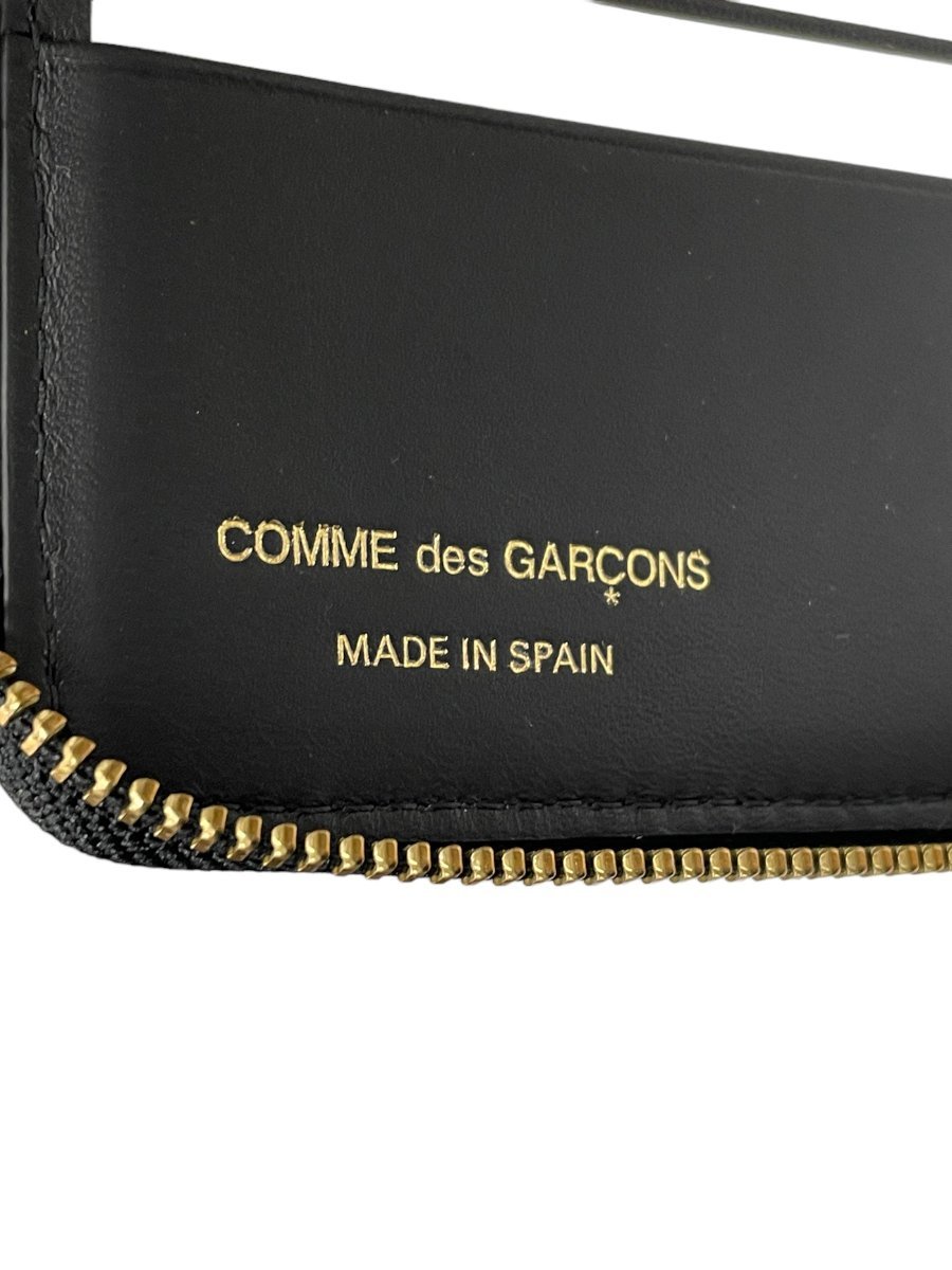 COMME des GARCONS ( Comme des Garcons ) EMBOSSED FOREST WALLET folding twice purse wallet SA2100EF-BKBKOS black leather wi men's /027