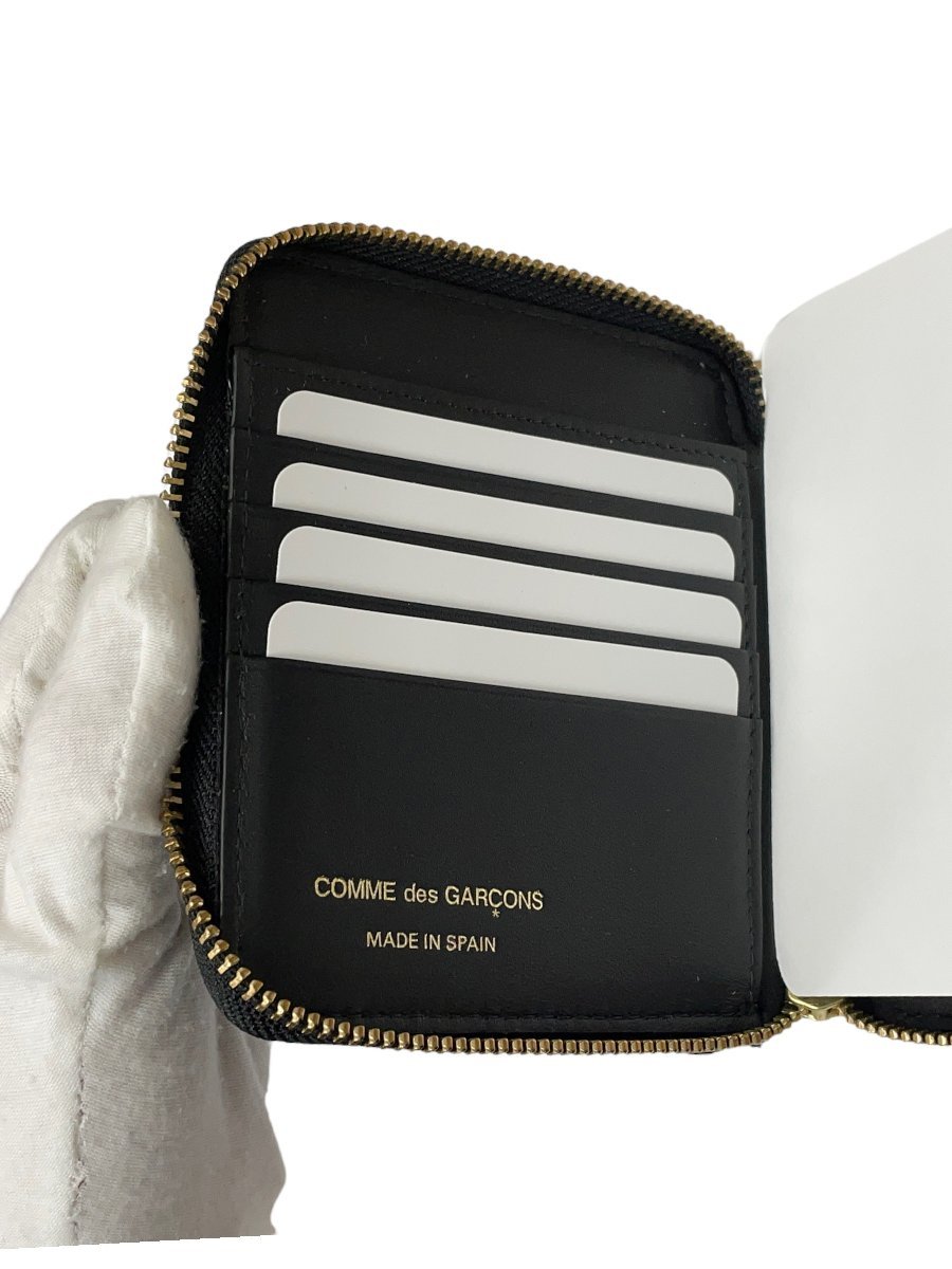 COMME des GARCONS ( Comme des Garcons ) EMBOSSED FOREST WALLET folding twice purse wallet SA2100EF-BKBKOS black leather wi men's /027