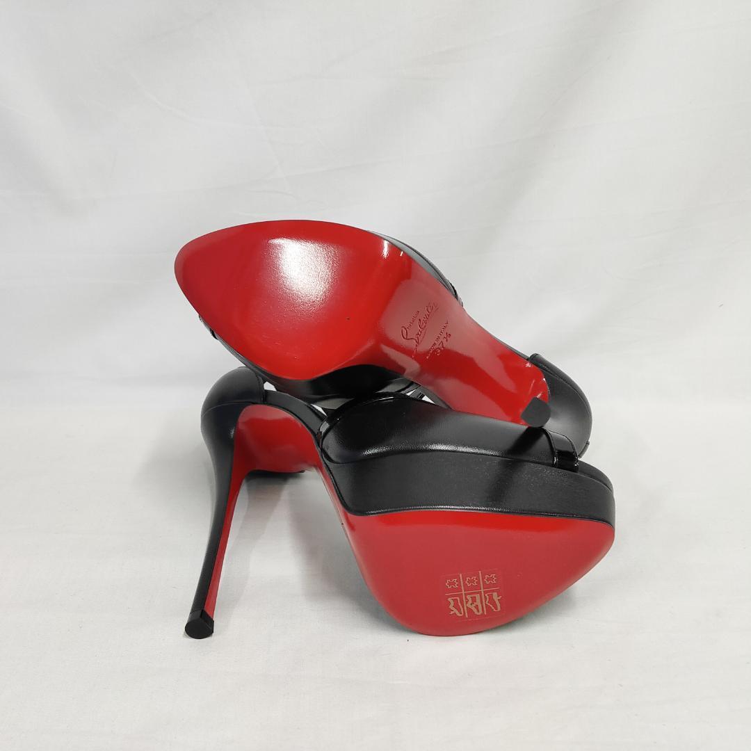 ○★新品 未使用 Christian Louboutin キャシー オープントゥ○●