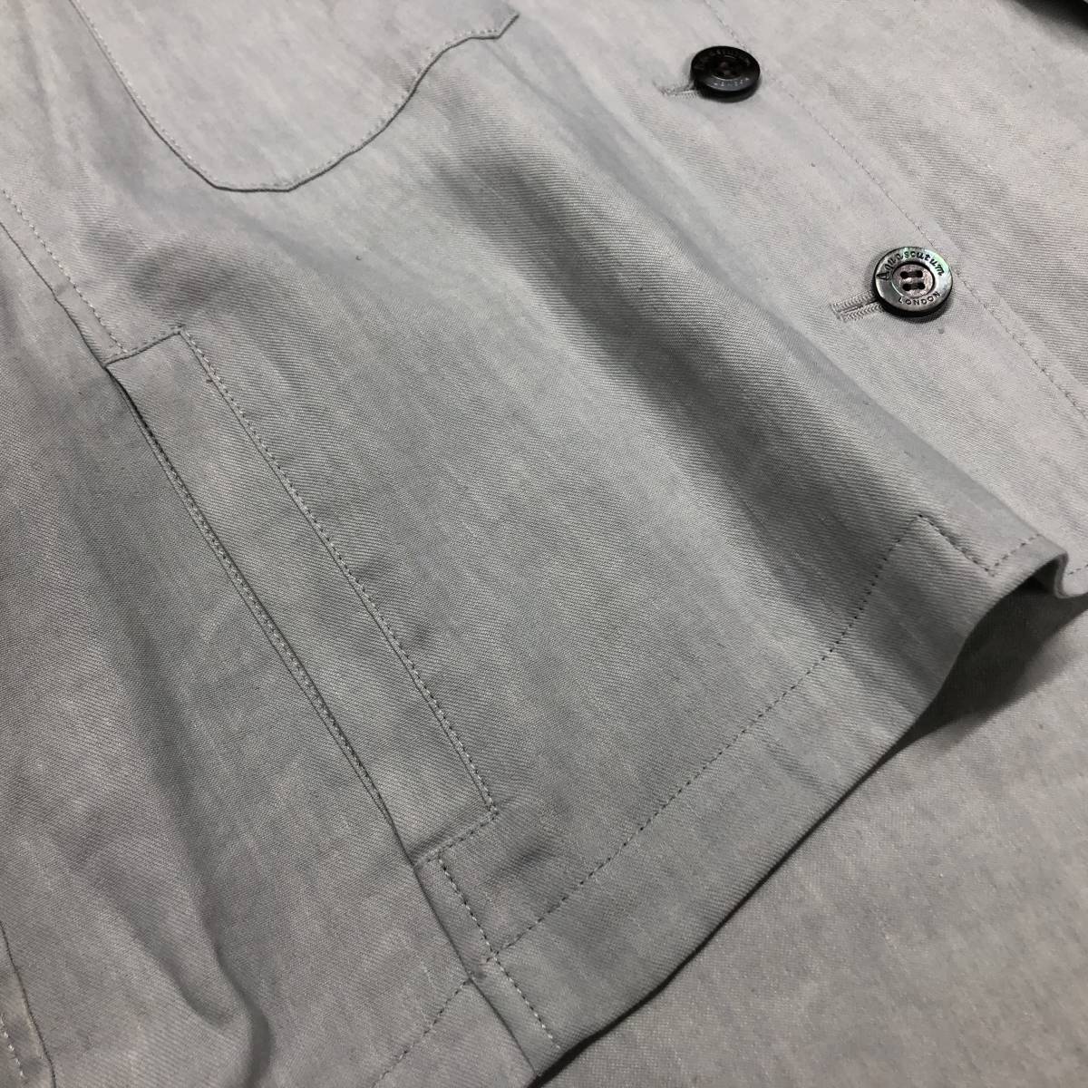 ○★新品 未使用 Aquascutum アクアスキュータム レディース 12 リネン混 サファリジャケット