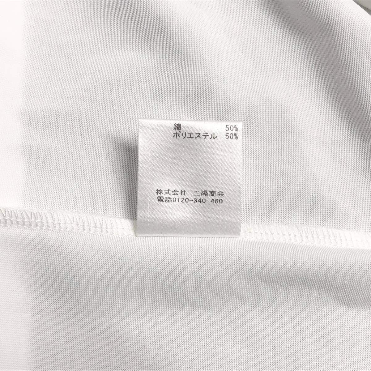 ○★新品未使用 BLACK LABEL CRESTBRIDGE(ブラックレーベル・クレストブリッジ) 胸ロゴ長袖Tシャツ M ホワイト★○