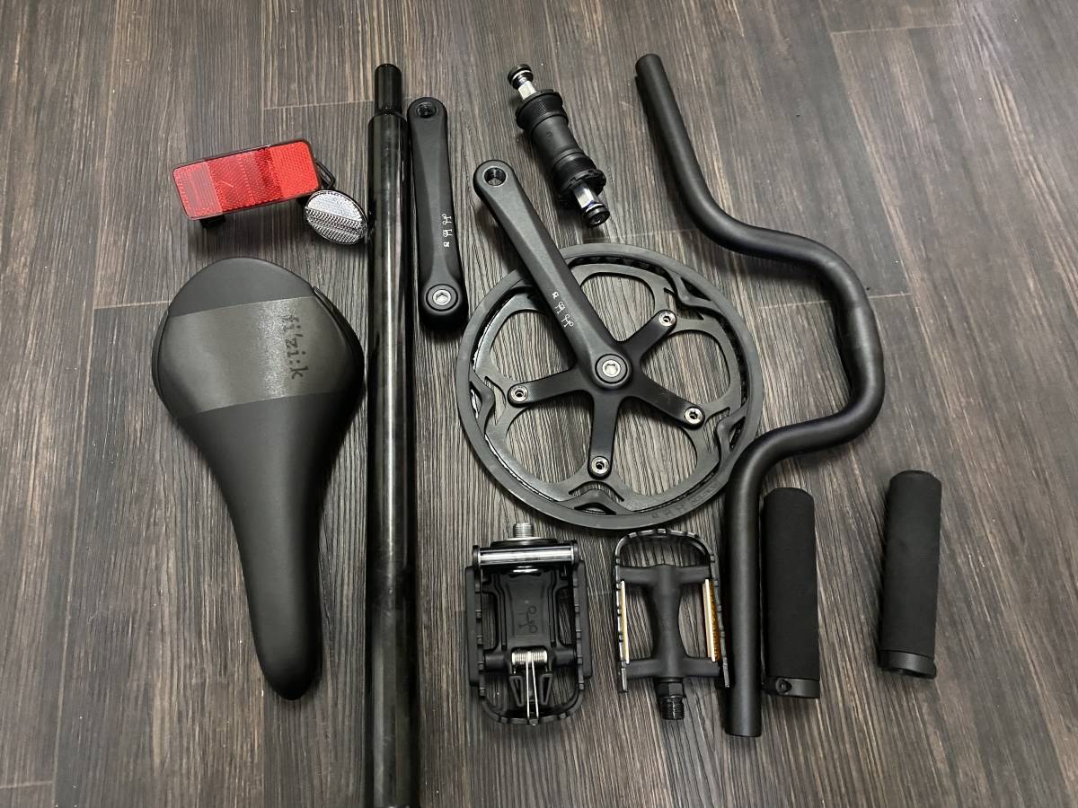 美品 ブロンプトン BROMPTON パーツ ブラック クランク シートポスト