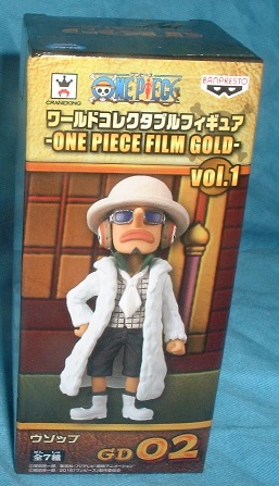  One-piece world коллекционный фигурка -ONE PIECE FILM GOLD 1- Usopp 