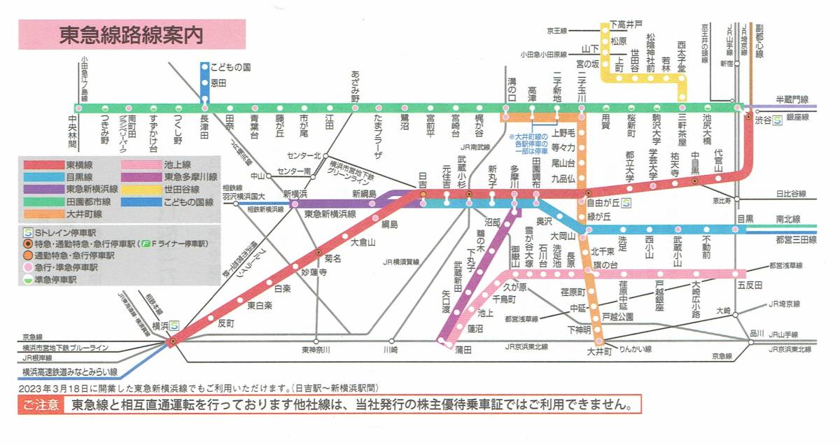 東急 株主優待乗車証 7枚セット　 有効期限23年11月30日_画像2