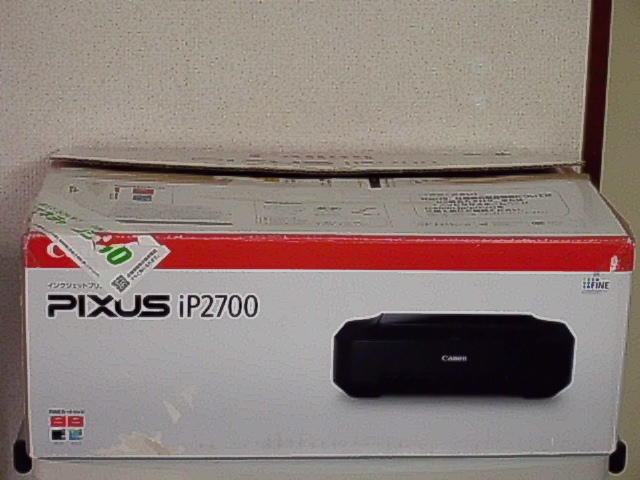 未使用品 iP2700 Canon キャノン PIXUS インクジェットプリンター 純正