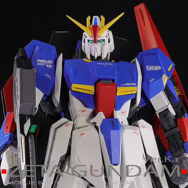 1/100 MG ゼータガンダム Ver.Ka 塗装済改修完成品 アニメ風 機動戦士