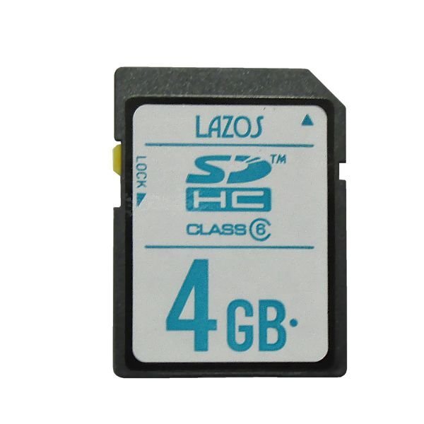新品 LAZOS UHS-I SDHCカード 4GB