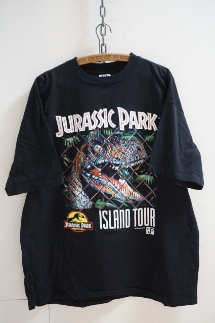 ★★★ヴィンテージ JURASSIC PARK ISLAND TOUR Tシャツ / TAG XL_画像1