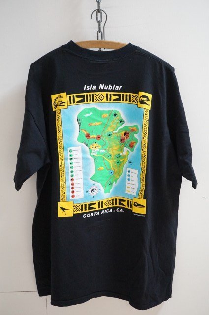 ★★★ヴィンテージ JURASSIC PARK ISLAND TOUR Tシャツ / TAG XL_画像2