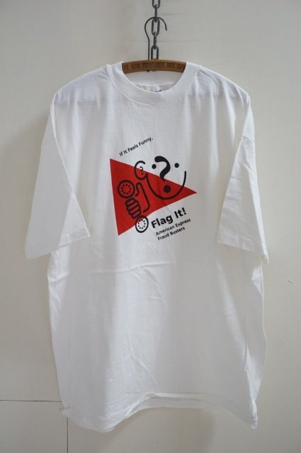 【楽ギフ_包装】 FRAUD EXPRESS AMERICAN IT! FLAG ★★ヴィンテージ BUSTERS 企業系 XL HANES / Tシャツ 文字、ロゴ 【楽ギフ_包装】 FRAUD EXPRESS AMERICAN IT! FLAG ★★ヴィンテージ BUSTERS 企業系 XL HANES / Tシャツ 文字、ロゴ