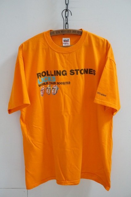 ★★★ROLLING STONES LICKS WORLD TOUR 2002/03 Tシャツ / ANVIL / ヴィンテージ_画像1