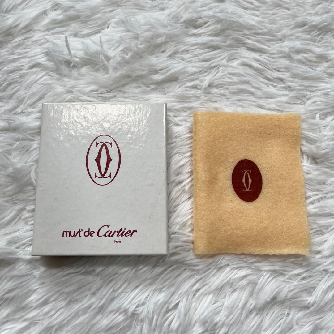 未使用保管品Cartier カルティエ マストライン カードケース ミラー 箱付 ボルドー