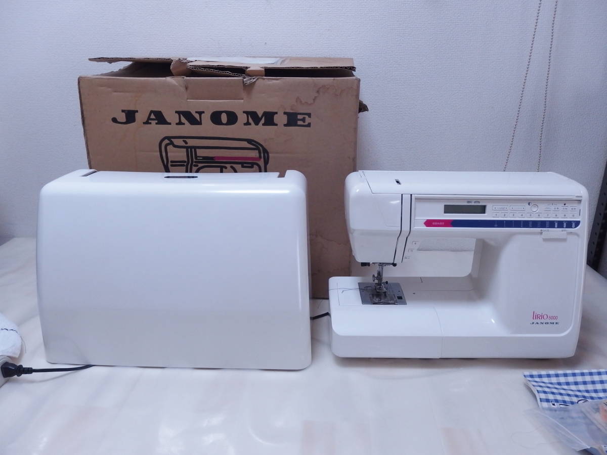 14)ジャノメ ミシン LiRiO 5000 MODEL 840型 コンピューターミシン