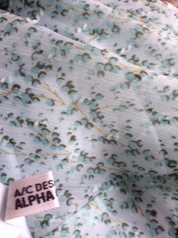  Alpha Cubic! outside fixed form 210 jpy! image .. wonderful light mint green!L! high class cloth! wonderful! new goods 