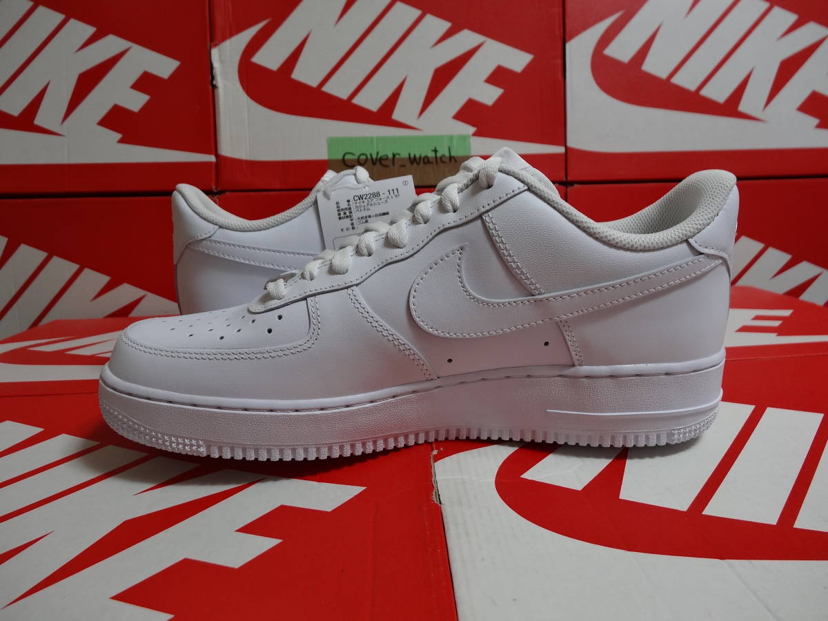 NIKE AIR FORCE 1 07 CW2288 111 10 28 ナイキ エア フォース ワン スニーカー シューズ ジョーダン マックス ダンク ブレーザー レブロン_画像9