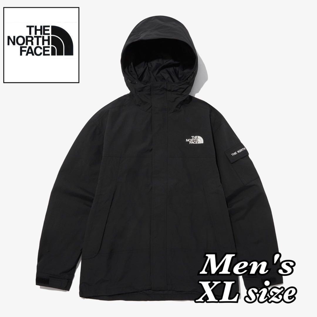 新品未使用 THE NORTH FACE ノースフェイス　ナイロンジャケット BLACK ブラック 海外限定　メンズ　XLサイズ