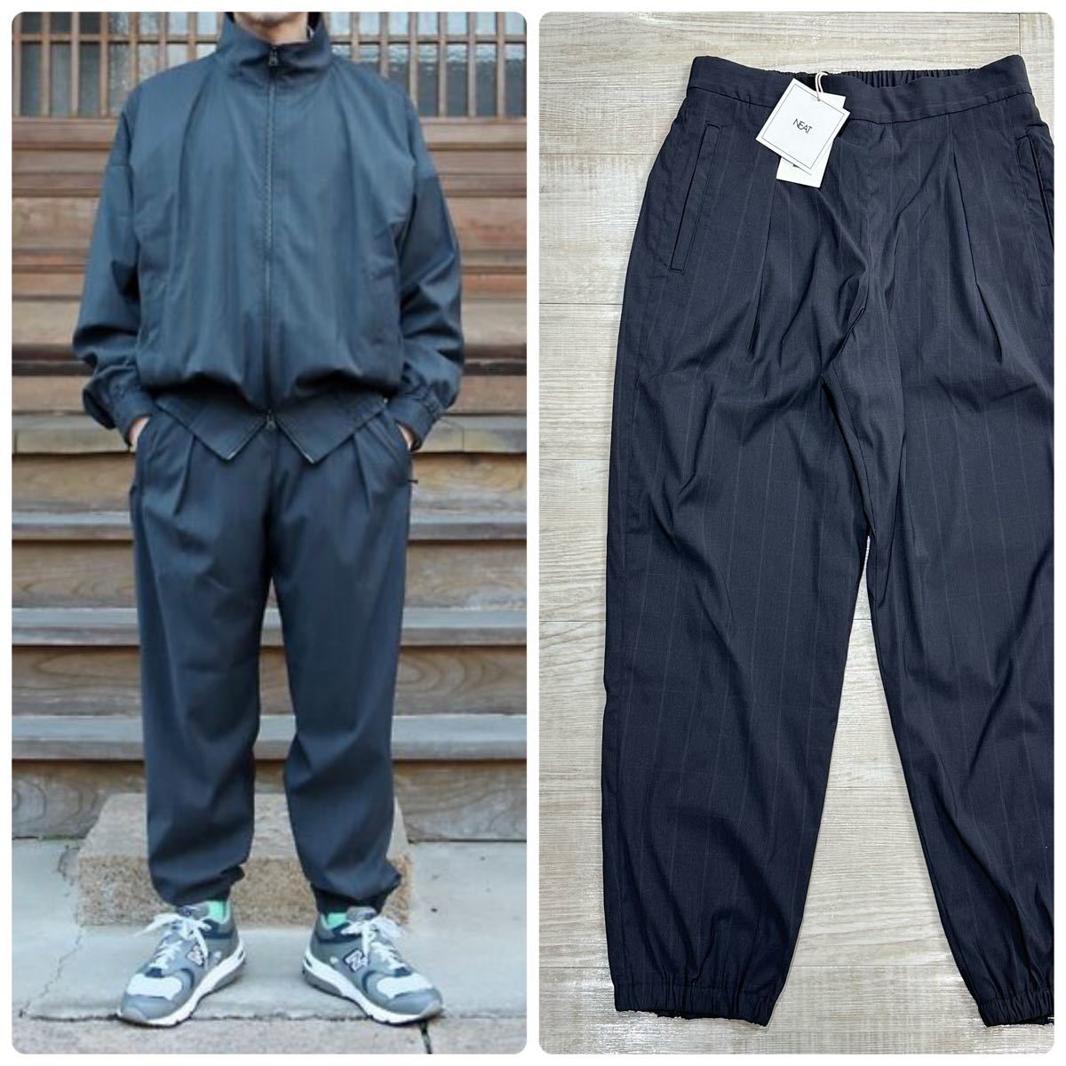 新品 is-ness イズネス x NEAT ニート LORO PIANA SPORT FABRICS PANTS