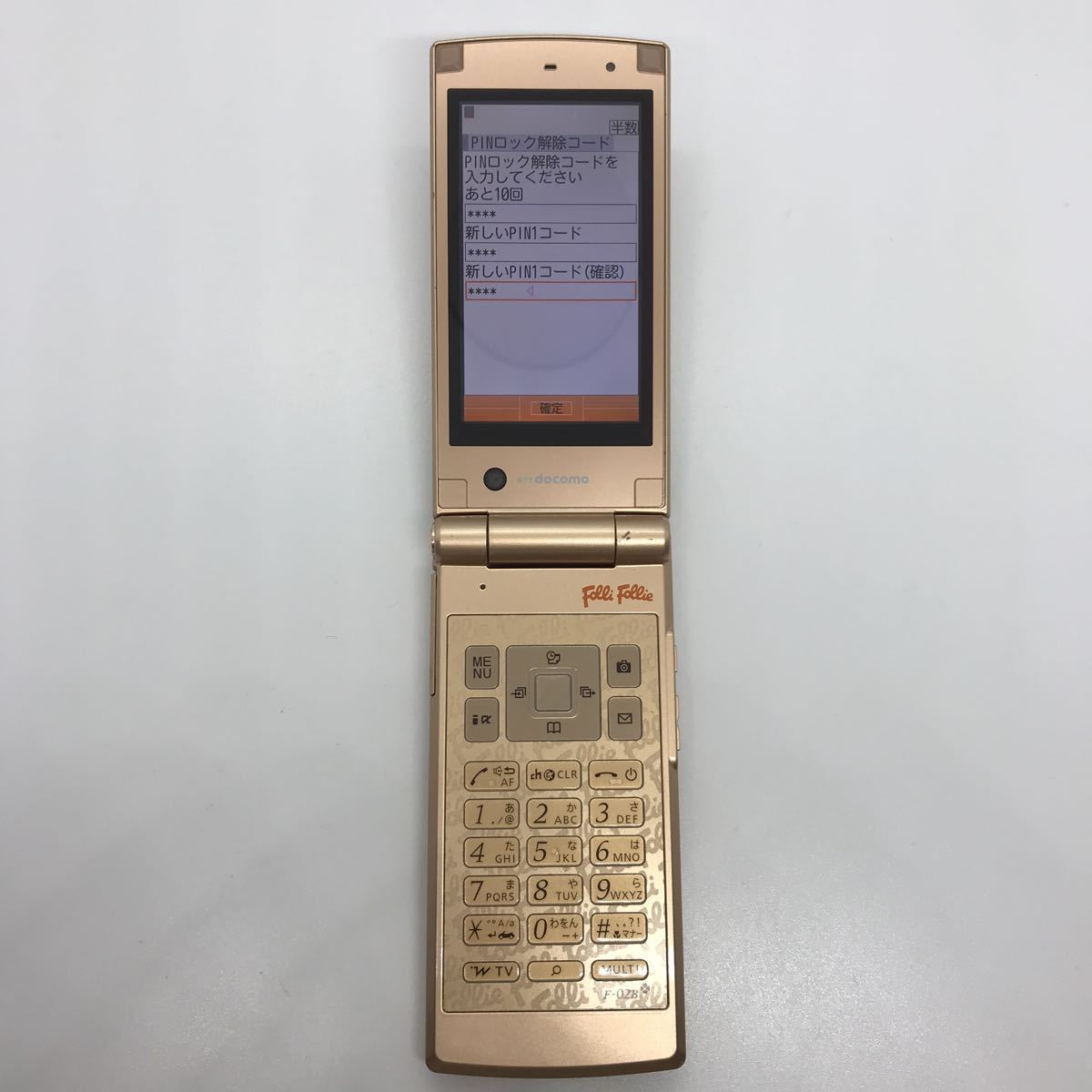 docomo FOMA Folli Follie F-02B FUJITSUgalake- мобильный телефон b25f65sm