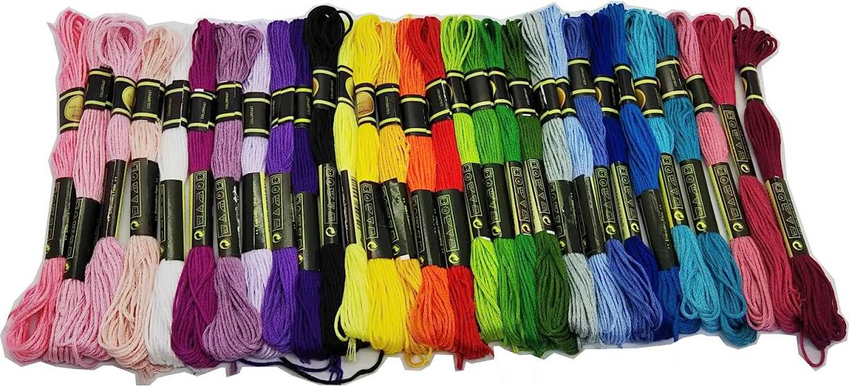 手毬猫の店 　綿 25番刺繍糸 DMCと同じ色番号 常用25色30本Bセット_画像1