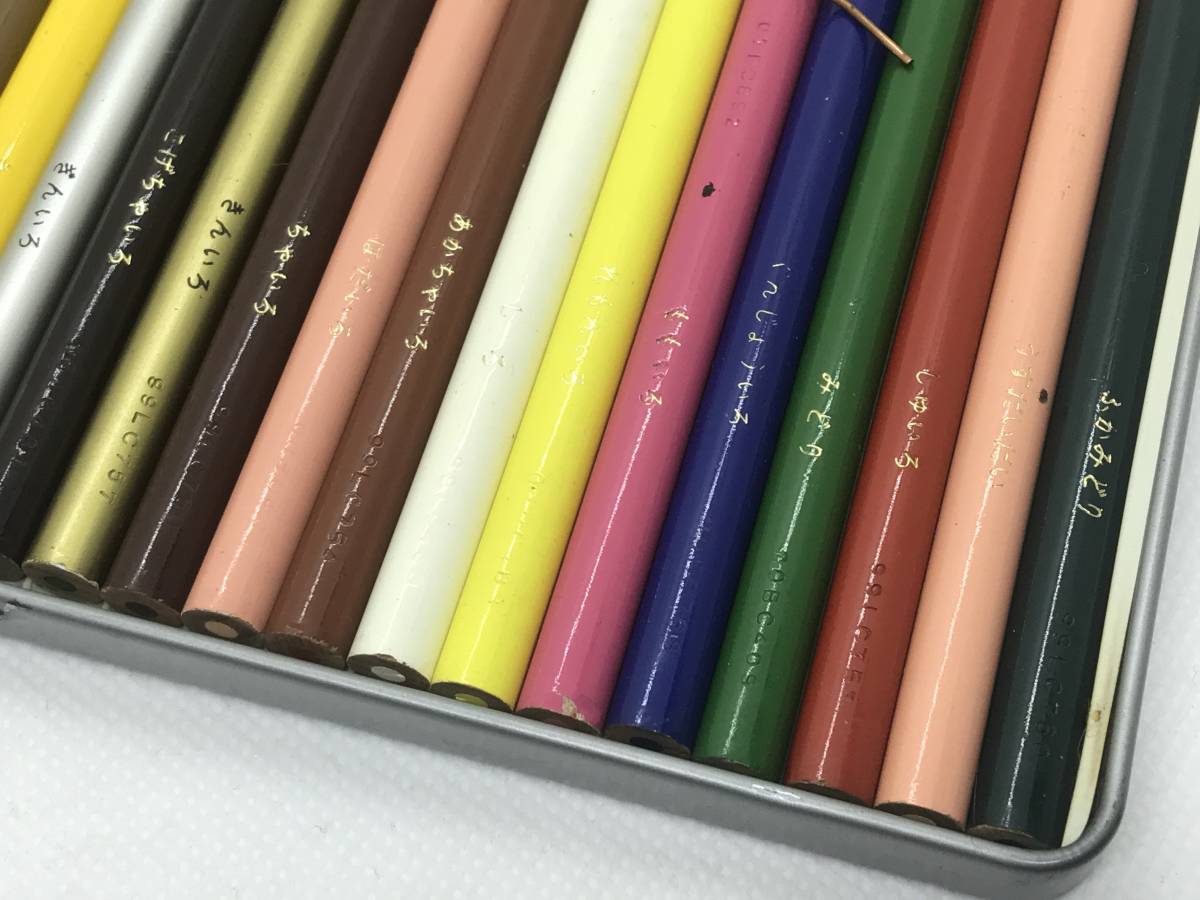 1FC* Mitsubishi карандаш акционерное общество цветные карандаши 24 цвет Disney Mickey Mouse не комплект самый левый. стрекоза производства. крышка ось оторван, отходит иметь 