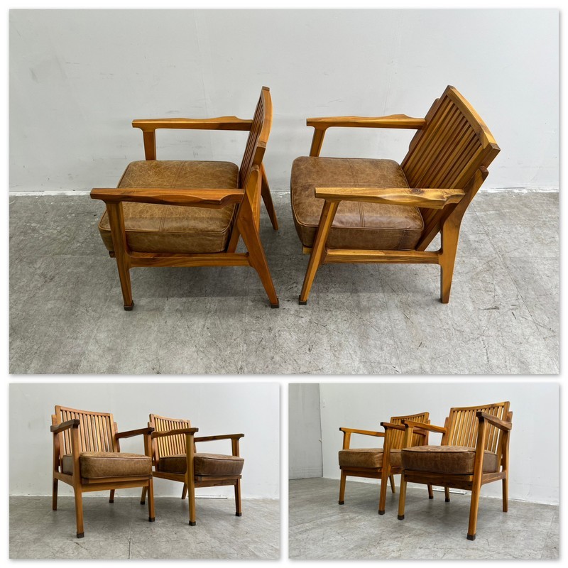 F3440☆展示美品☆WTW☆ダイニングチェア☆2脚set☆西海岸スタイル
