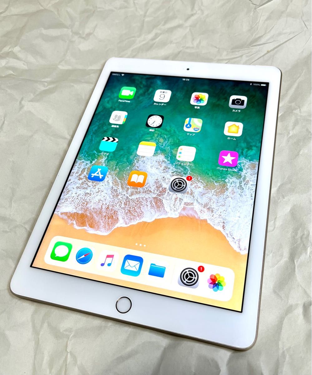 良品 iPad 5世代 32GB 9.7インチ ゴールド Simフリー iPad5 動作良好 2017年モデル