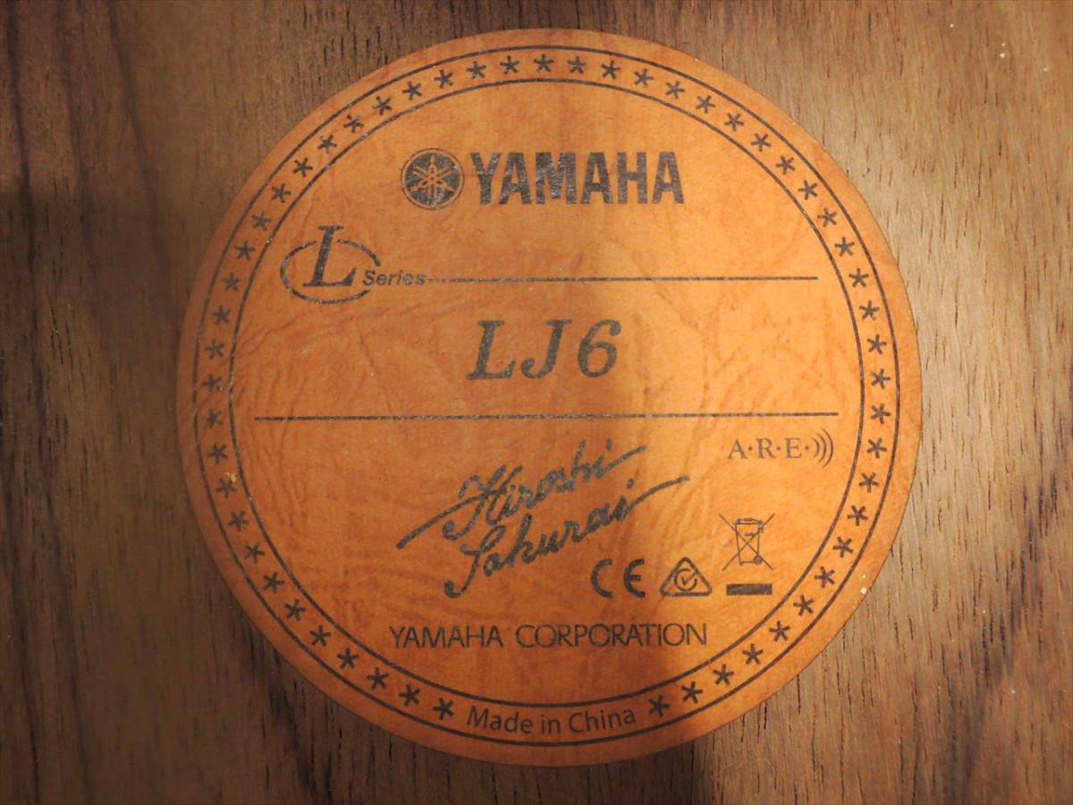 〓 YAMAHA/ヤマハ アコースティックギター LJ6 650mm ギグバッグ付き