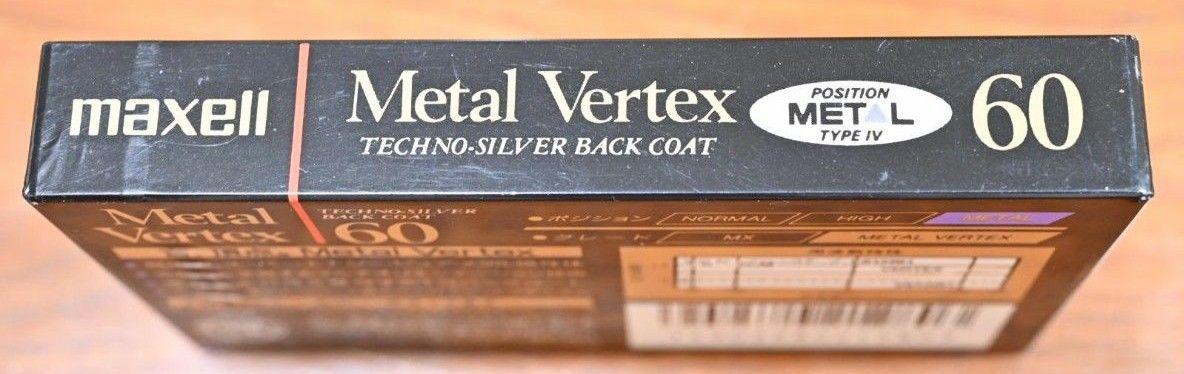 未使用未開封　maxell　カセットテープ　メタルポジション　Metal Vertex 60　MV60　メタルテープ