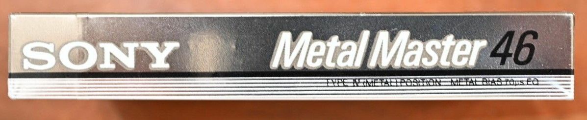 新品未開封 SONY METAL MASTER メタルポジション カセットテープ METAL