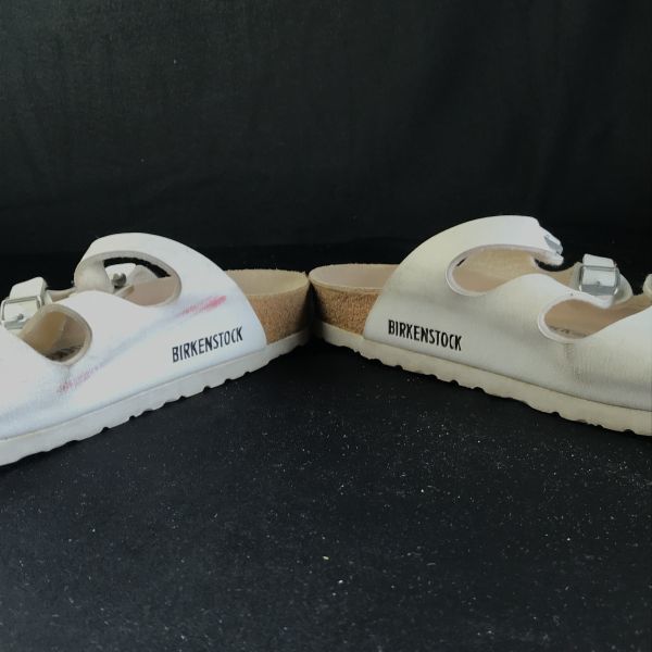 ドイツ製★ビルケンシュトック/birkenstock★コンフォートサンダル【22.5/35/白/WHITE】Shoes◆Q-127_画像5