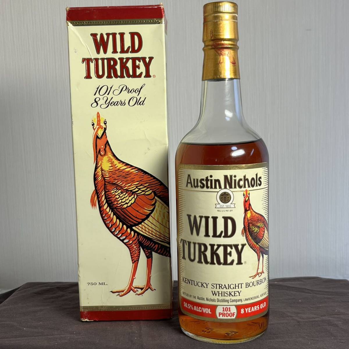 未開栓 WILD TURKEY ワイルドターキー 8年 バーボンウイスキー 101
