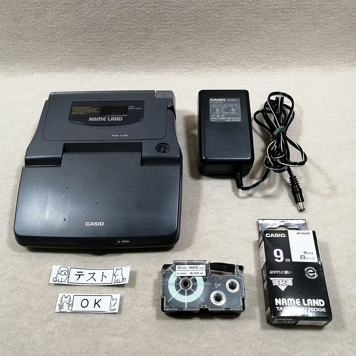 Yahoo!オークション - カシオ NAME LAND KL-9000 ACアダプタ付 Yahoo!オークション - カシオ NAME LAND KL-9000 ACアダプタ付