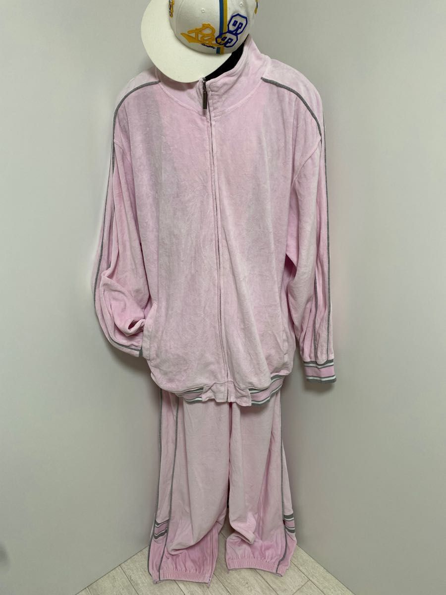 ゴッドボディーgod bodyベロアセットアップ2XL