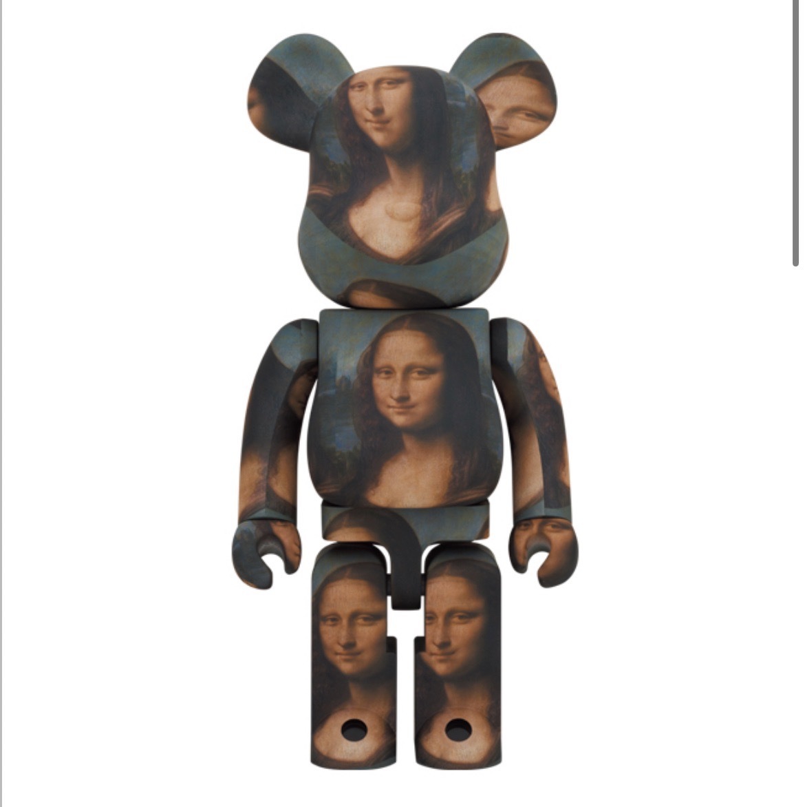 MEDICOM TOY BE@RBRICK LEONARD DE VINCI Mona Lisa 1000% メディコム
