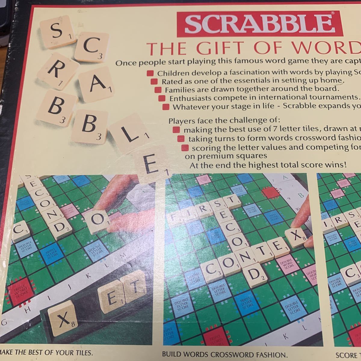 即決！ＳＣＲAＢＢＬＥ スクラブル オリジナルゲーム 100ピース 鉛筆付きの画像7