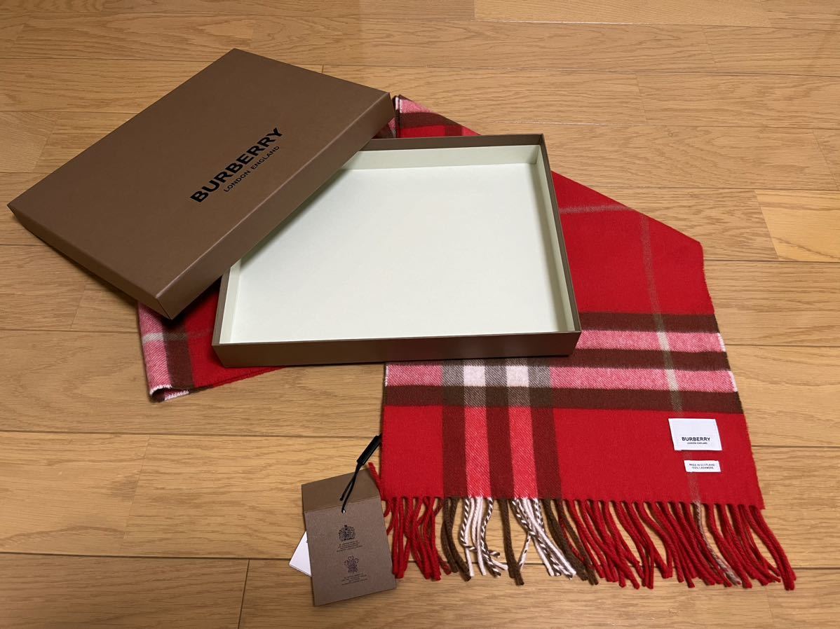 人気の雑貨がズラリ！ BURBERRY バーバリー マフラー カシミア100