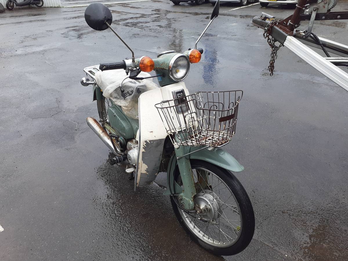山形発!! ホンダ C50 スーパーカブ 9727km エンジン始動OK 売切