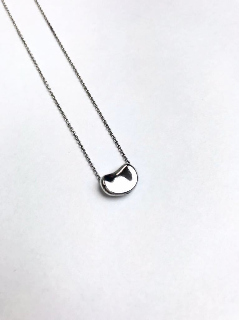 流行 (D) TIFFANY&Co. ② 送料250円 シルバー ネックレス ビーン